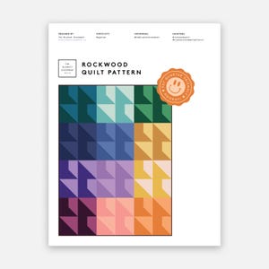Rockwood Quilt Pattern PDF Download