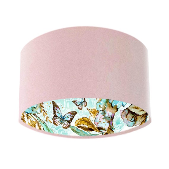 Pink and cheap blue lampshade