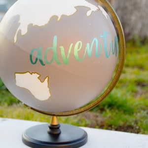 Custom Globe Handwritten Word Bild 3