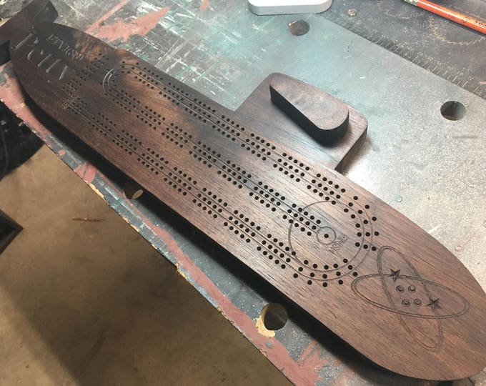 Submarine Cribbage Board Etsy