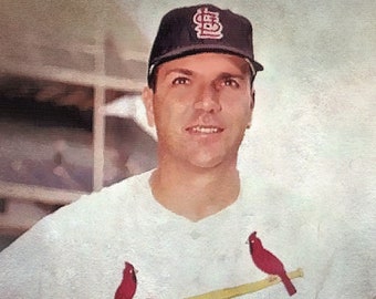 Ken Boyer ~ StLouis Cardinals All-Star ~1960 Art Print Var Sizes Oil Print Style StKenan Art