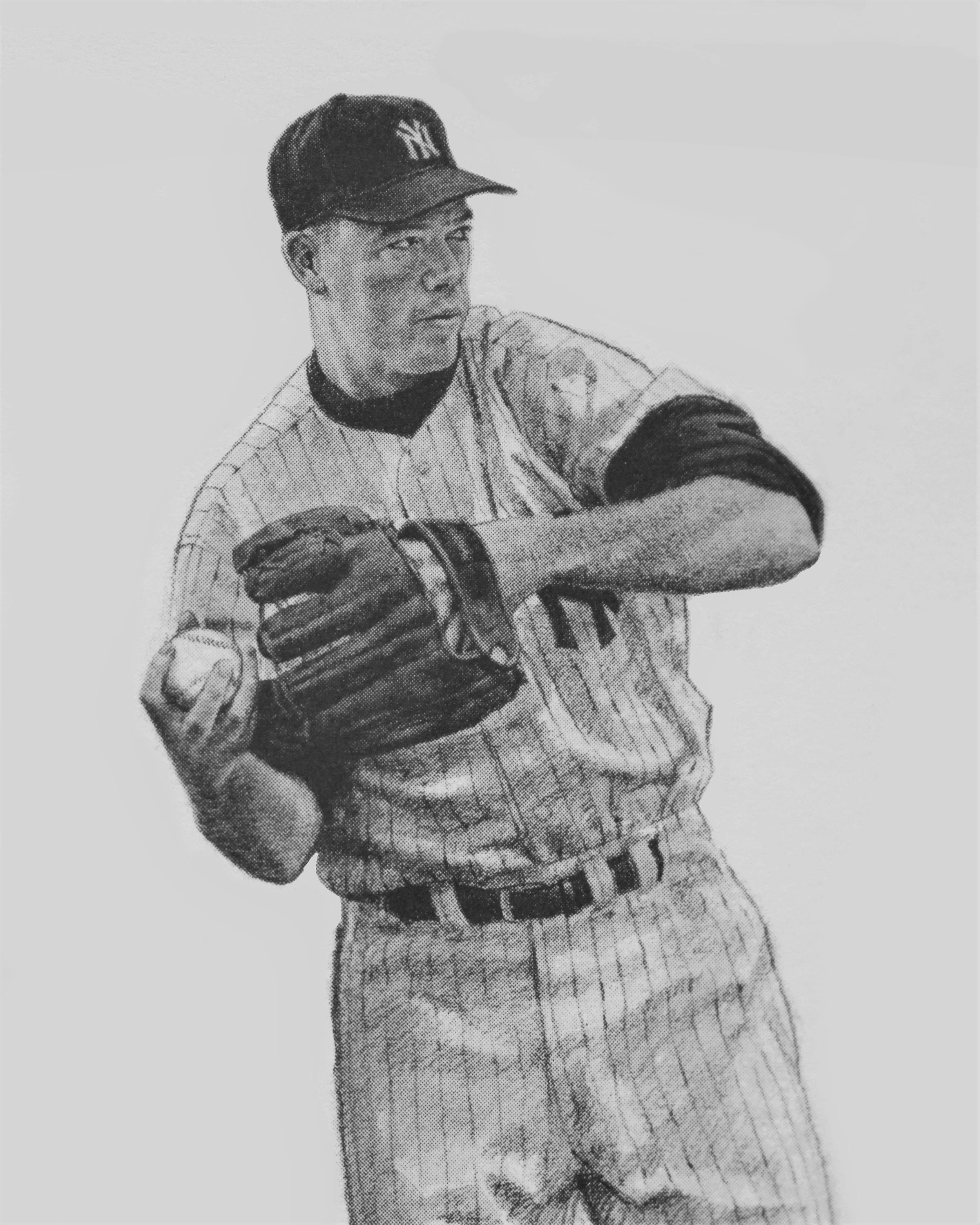 St. Kenan Art RARE Gil McDougald New York NY Yankees Print from