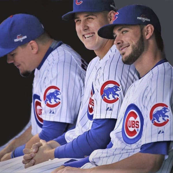 St. Kenan Art: Chicago Cubs Murderers' Row 2018 13x19 HQ Poster Schwarber Rizzo Bryant Artist Kelcub