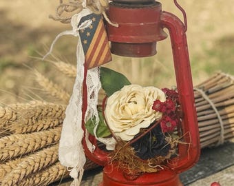 Americana decorative  vintage lantern