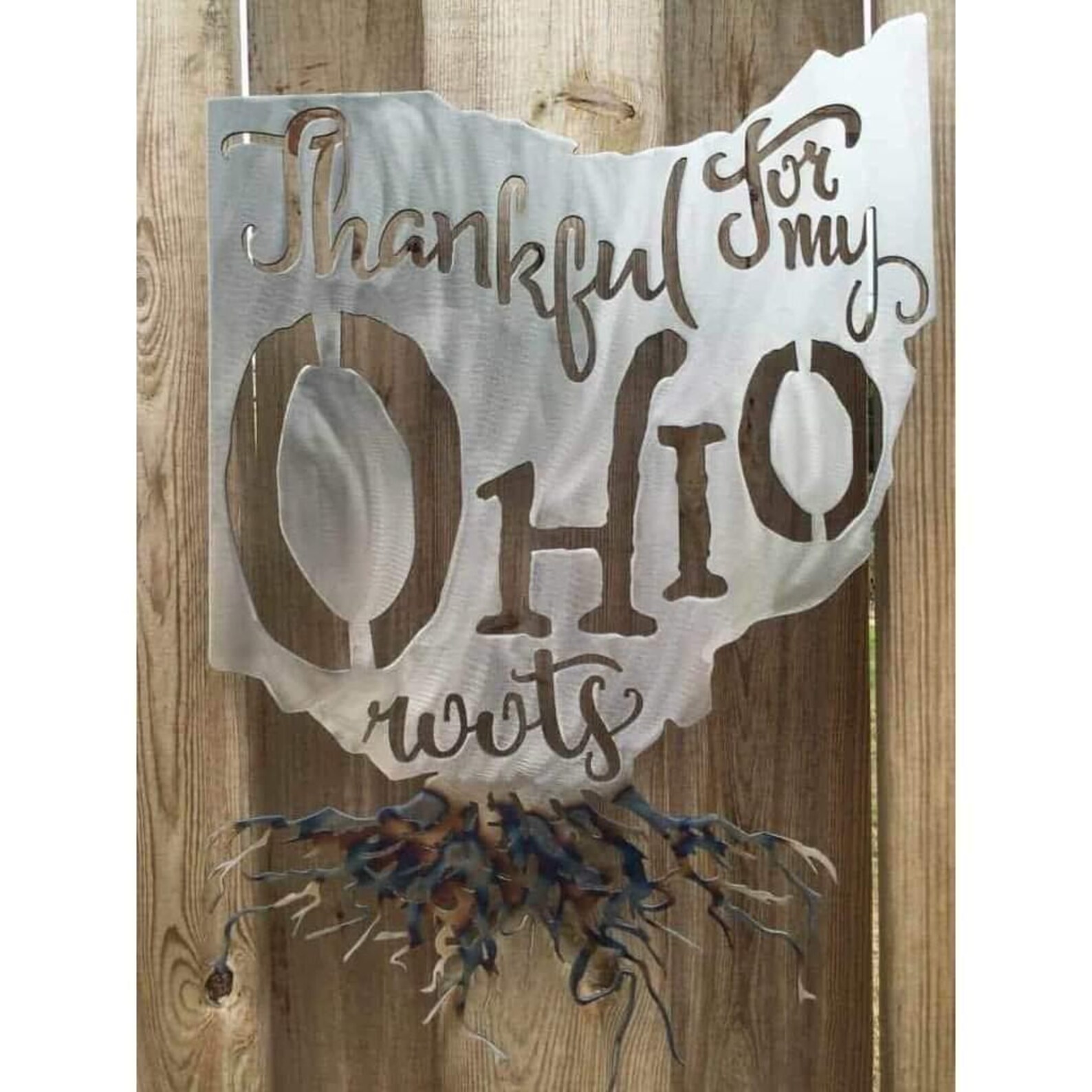 Ohio Roots Sticker Thankful for My Ohio Roots Metal Wall Art - Etsy