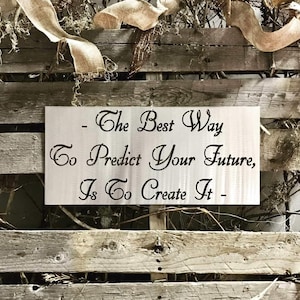 Predict Your Future Metal Wall Art