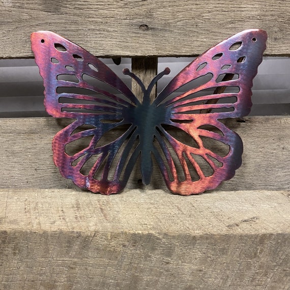 Butterfly Metal Wall Art | Etsy