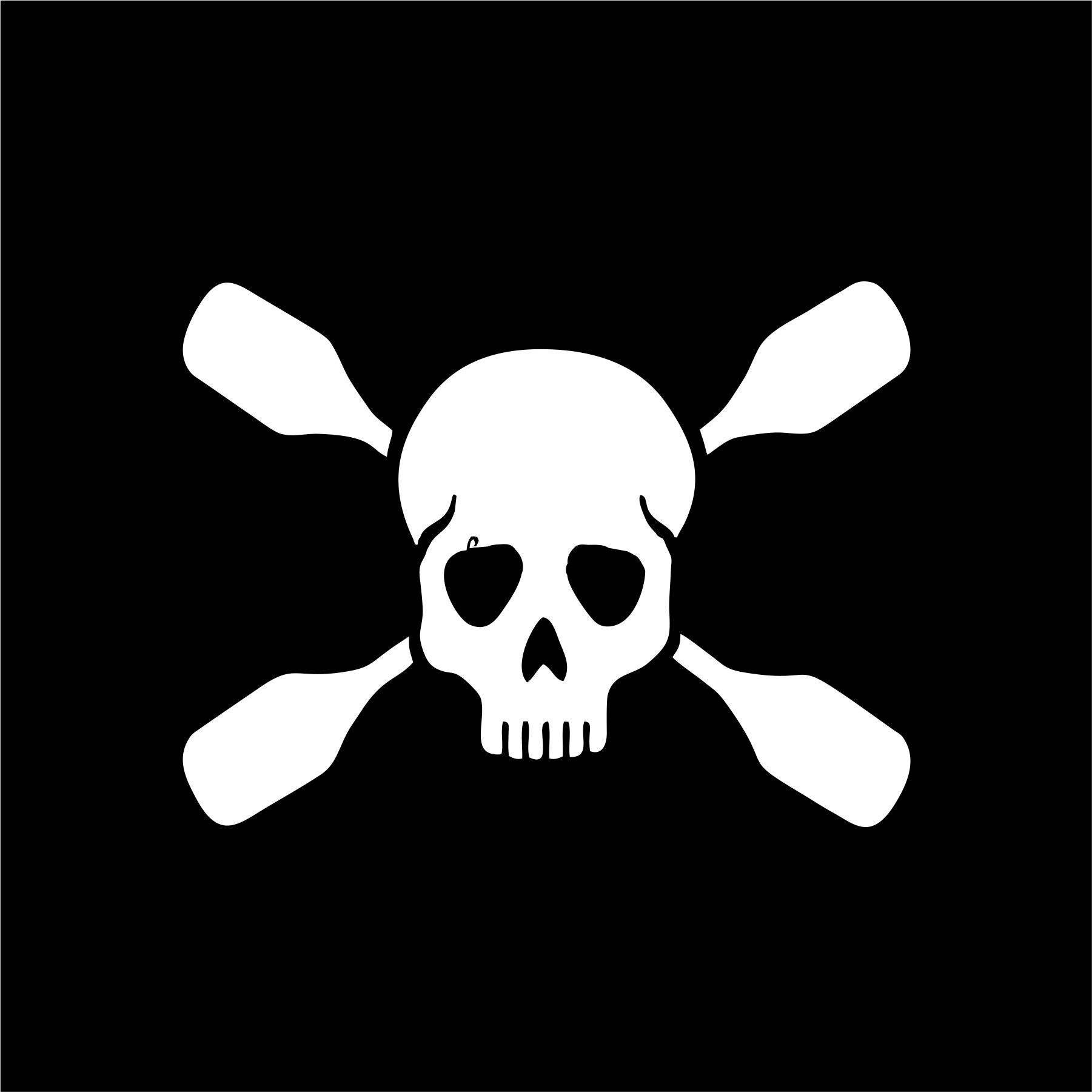 Skull and Paddles Kayak Decal Kayaking Love Great Outdoors Etsy Canada