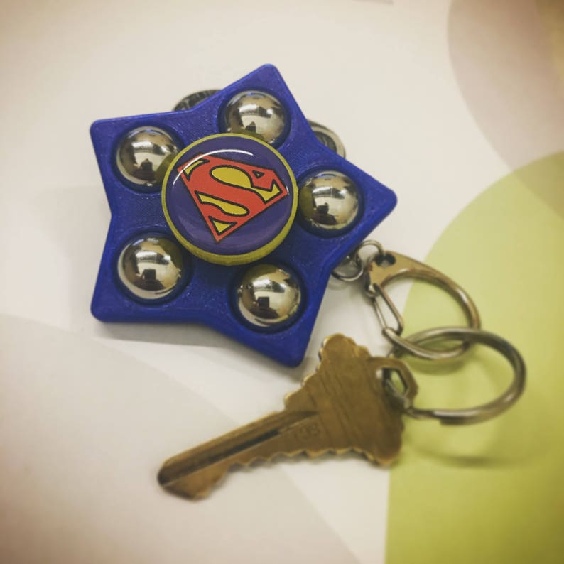 Superman Fidget Spinner DC DC Comics Super Hero Hand Etsy