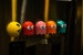 PacMan & Ghost Inspired Fridge Magnet Set- 3D printed - Magnet - Fridge - Video Games - Old School - Arcade - Retro - Gaming - Nintendo 