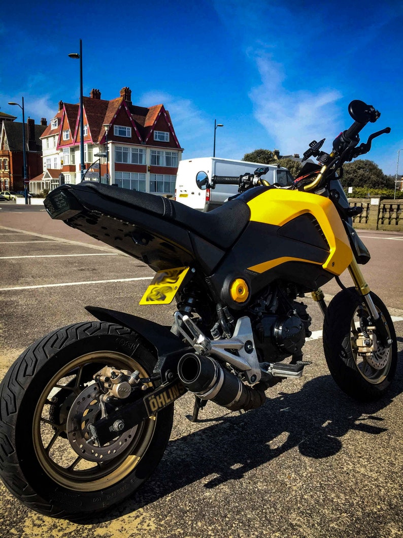 honda grom license plate holder