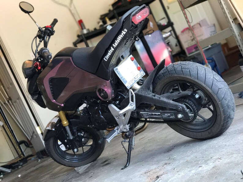 honda grom license plate holder