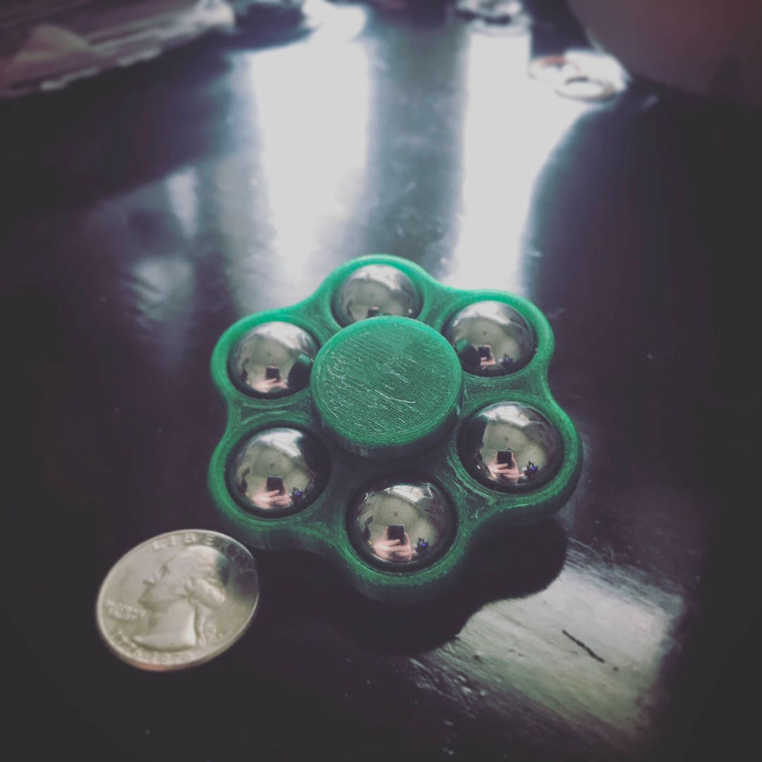 Fidget Spinner Classic Mini Six Shooter 3D Printed Toy EDC Etsy