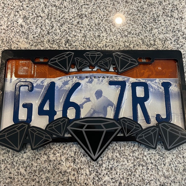 License Plate Month Stickers Etsy