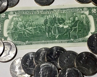 2 Dollar Bill Etsy - us 2 dollar bill two dollar banknote series 2009 rarest current denomination of us currency