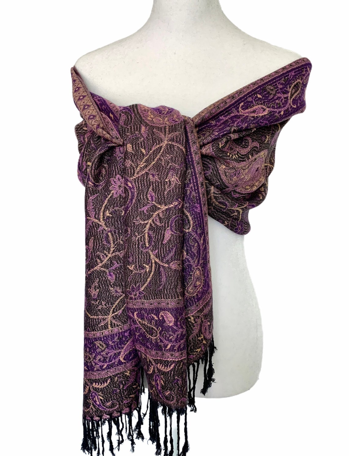 lightweight shawl with sleeves