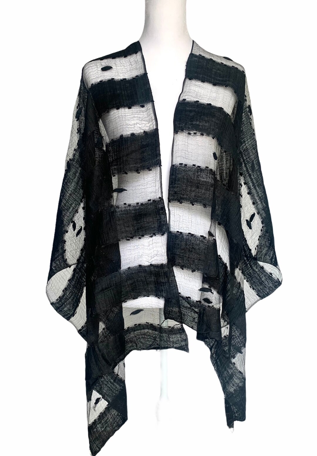 Sheer Silk Evening Shawl Women's Accessory Bridesmaid Etsy UK