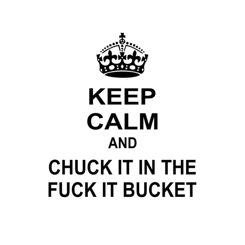 bad fuck bucket Bad fuck bucket