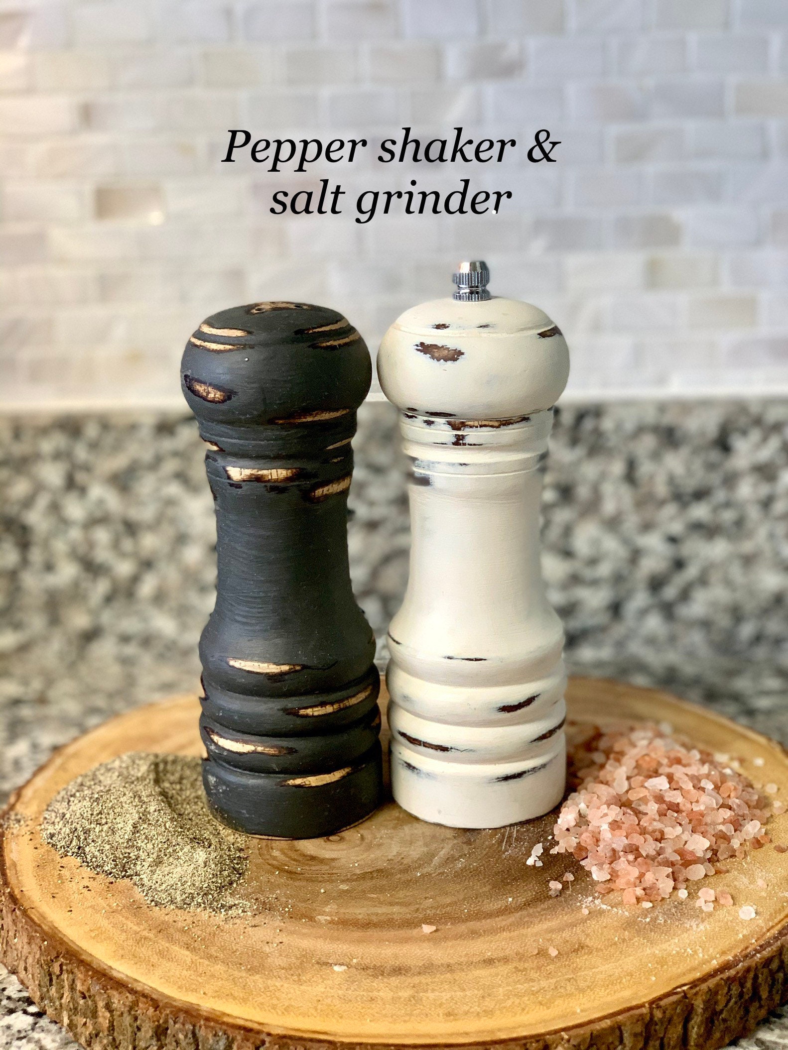 Salt & Pepper Grinder - White