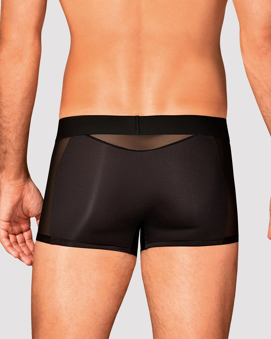 Boldero Mens Black Boxer Underwear Elastic & Comfy Shorts Sexy Men's