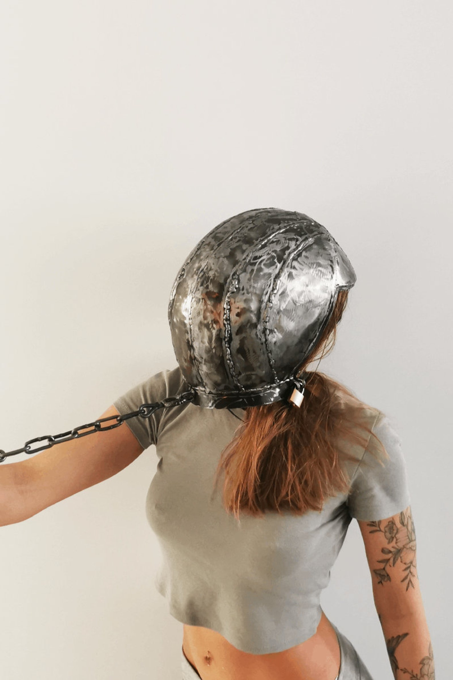 Fetisch Metall Maske NO DAY LIGHT Handgemachte Maske Etsy