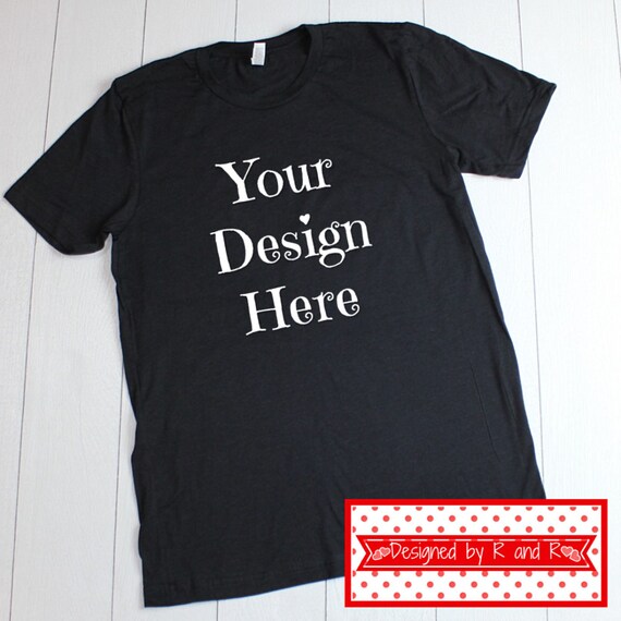 Black Crew Neck Shirt Mockup Digital File Blank Black Crew Neck Shirt Mockup Digital File Blank