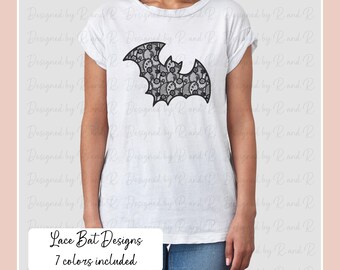Bat PNG Designs (7 colors included) From Designed By R And R