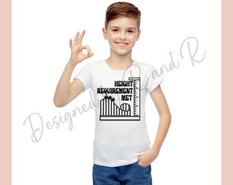 Height Requirement Met PNG Design From Designed By R And R