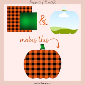 Pumpkin Canva Frame Template From Designed By R And R