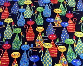 I Love Cats Love My Cat Crazy for Cats Psychedelic Cats Colorful Cats Feline Fun Happy Cats Whiskers and Tails Love Cats Cat Paw Prints