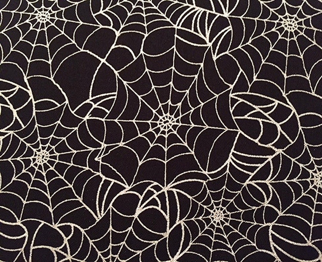 Spider Web Creepy Silver Spider Web Halloween Haunted Black and White ...