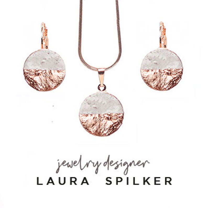 Price advantage in set purchase Handmade Uniques by Laura Spilker Copper Earrings Jewelry Set