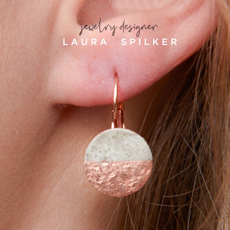 Price advantage in set purchase Handmade Uniques by Laura Spilker Copper Earrings Jewelry Set