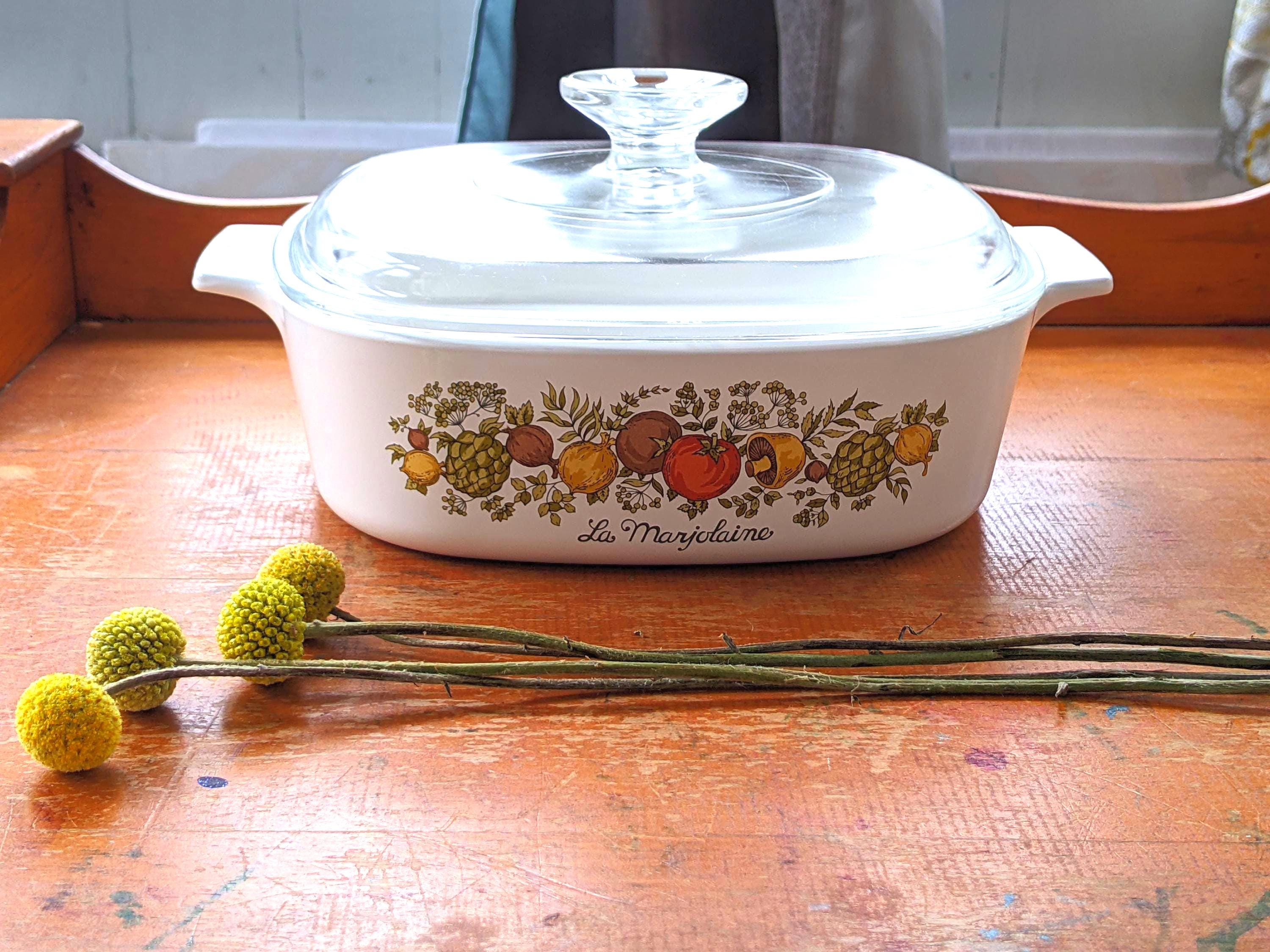 Cornng Ware Vntage Floral Bouquet Casserole Avec Couvercle A 12 C - Etsy