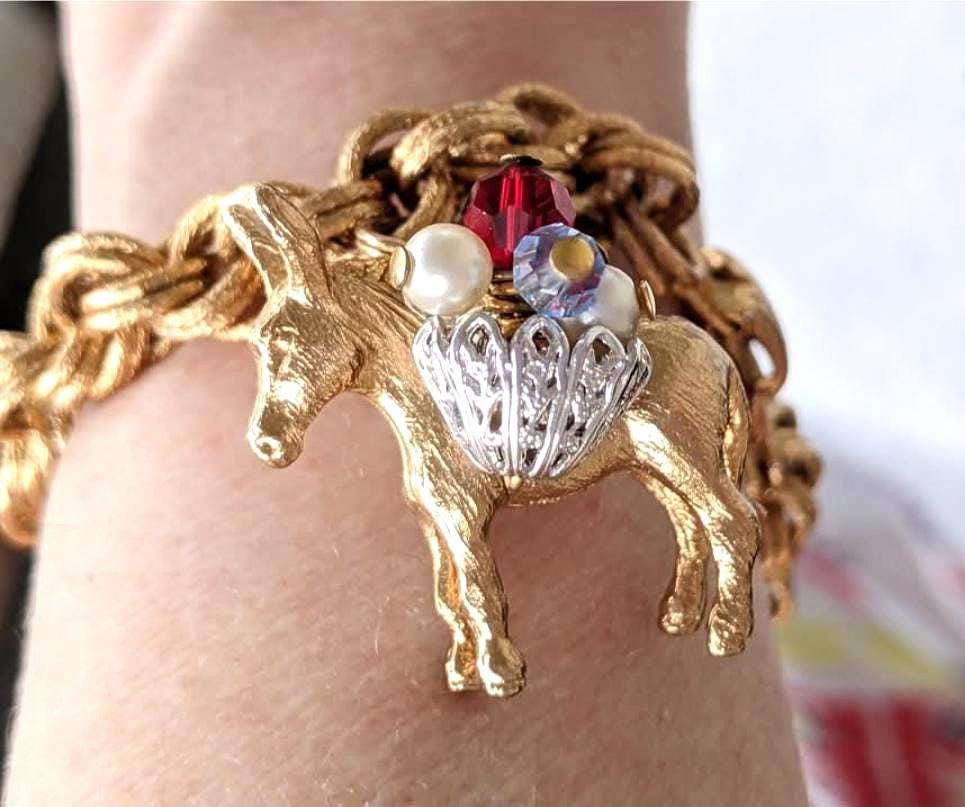 Vintage Napier Charm Bracelet - Etsy