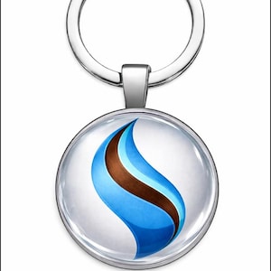 Llavero de Mega Piedra Blastoisinita (Pre-venta) Mega Piedra Brillante