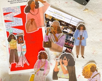 Foto Chicas // Photography Stickers // Photography Chicas // Film Stickers // Analog Stickers // Washi Stickers