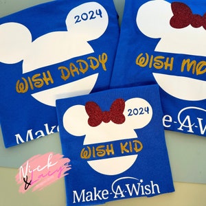 Kids Wish Trip / Make A Wish Shirt / Disney World / Matching Shirts / Wish Family Shirts / MAW