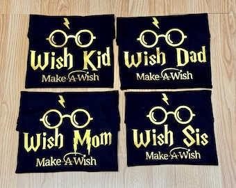 Make A Wish Shirt / Universal HP / Matching Shirts / Wish Family Shirts / MAW Vacation / Wish Kid