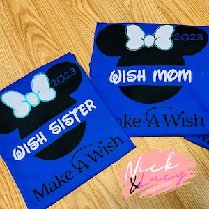 Kids Wish Trip / Make A Wish Shirt / Disney World / Matching Shirts / Wish Family Shirts / MAW