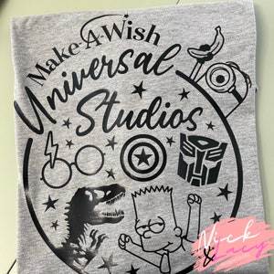 Kids Wish Trip / Make A Wish Shirt / Universal Studios / Minions / Wish Family Shirts / MAW