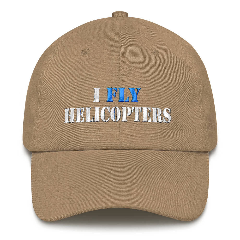 I Fly Helicopters Hat for Helicopter Pilots Etsy