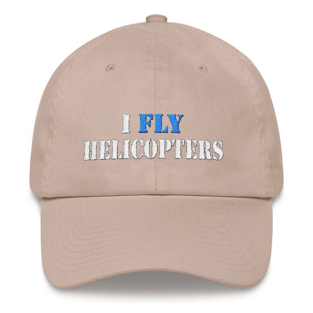 I Fly Helicopters Hat for Helicopter Pilots Etsy