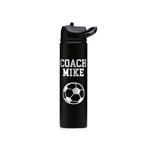 Coach Gift Water Bottles, engraved, double walled bottle, Baseball, Volleyball, Hockey, Soccer, Gymnastics, Dance, Tennis, Golf, Team