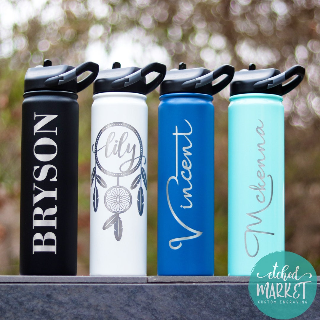 Personalized Thermos Water Bottles Stainless Steel Cup Custom Logo