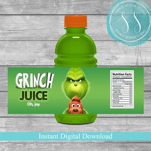 Christmas Water Bottle Labels- Water Bottle Labels - Christmas - Sports Drink