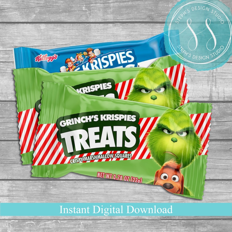 Christmas Treats TREATS Christmas Party INSTANT DOWNLOAD image 1