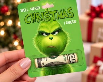Christmas Money Card, Christmas Money Holder, Money Card, Money Card Holder, Christmas Gift, Teenager Gifts