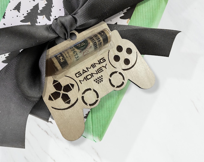Gaming Tags, Gaming Gift Card, Gaming Money Holder, Teen Gifts