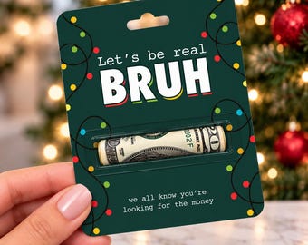 Christmas Money Card, Christmas Money Holder, Money Card, Money Card Holder, Christmas Gift, Teenager Gifts